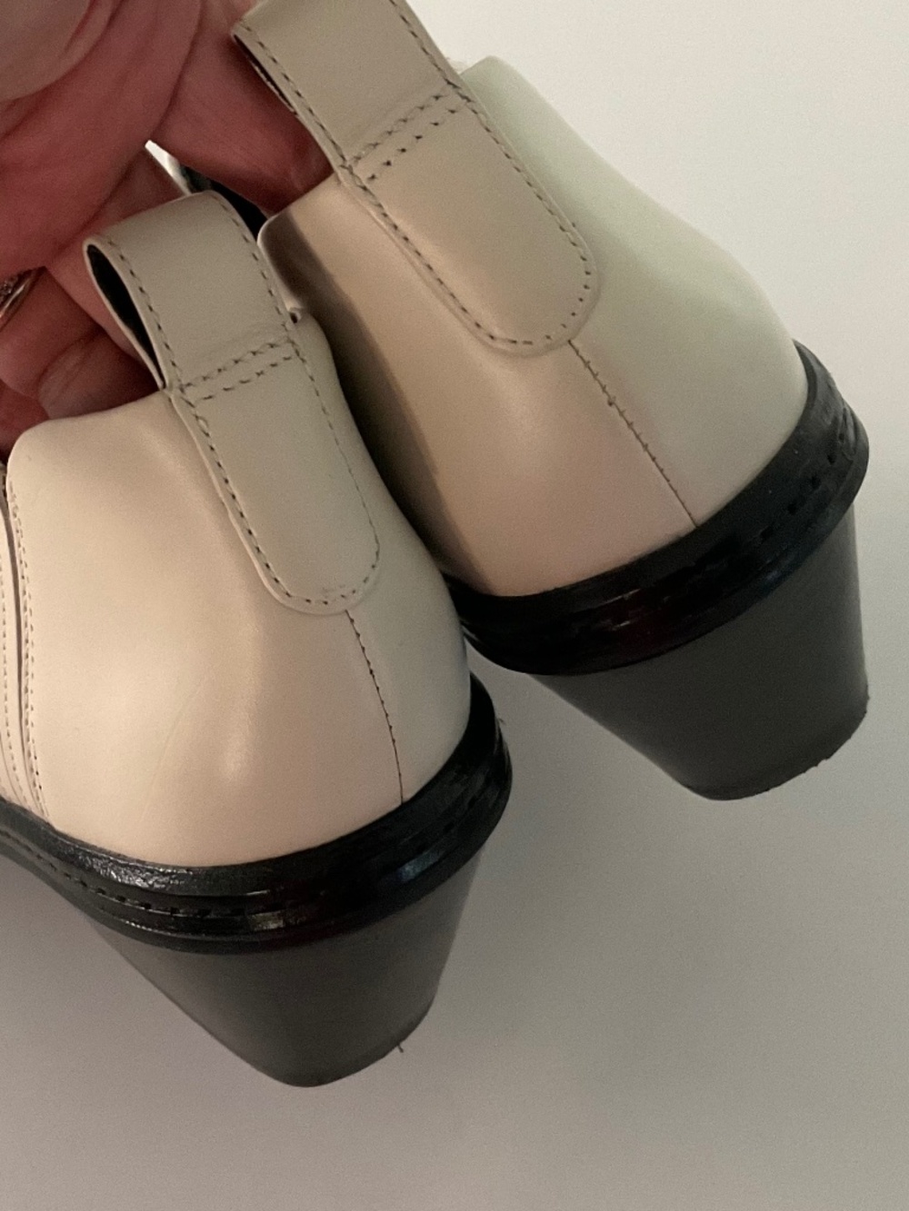 VIA SPIGA Farly Leather Bootie in Bone Size 7 - Picture 5 of 11